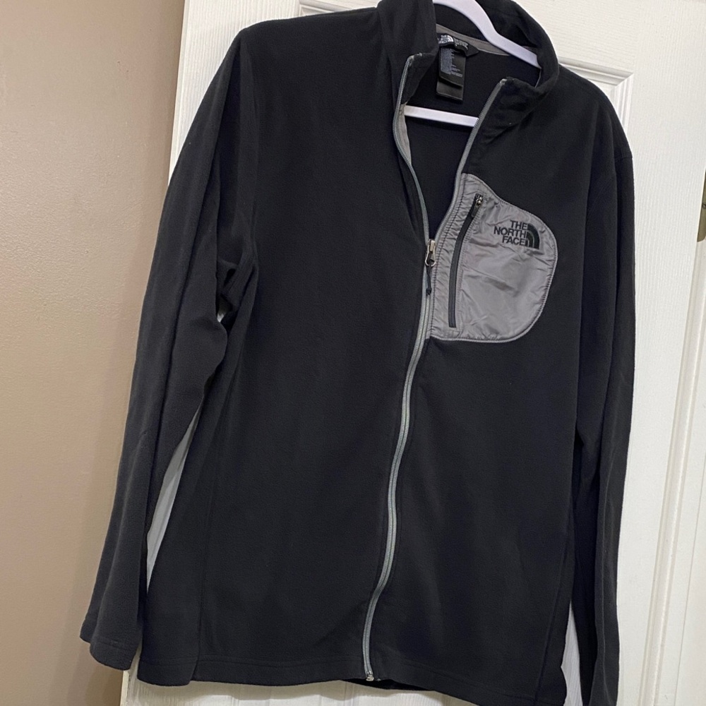 The North Face Men's Charcoal and Light Gray Performance Jacket